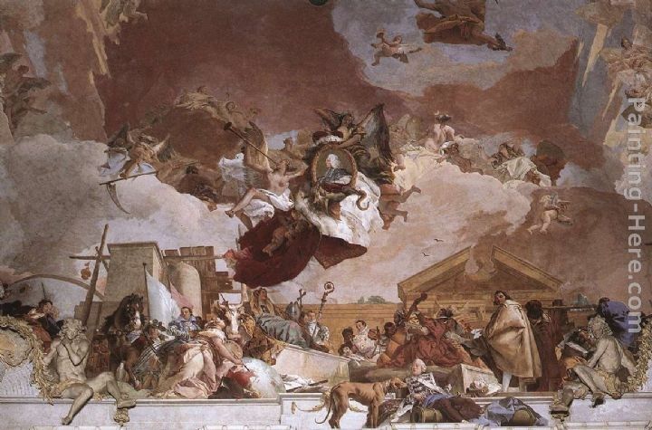 Giovanni Battista Tiepolo Apollo and the Continents [detail 8]